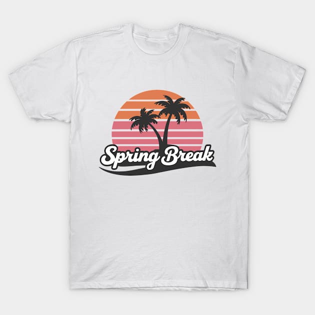 Spring Break Party Hard Or Go Home T-Shirt by Macphisto Shirts